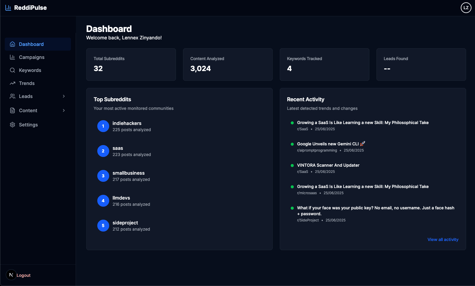 App screenshot